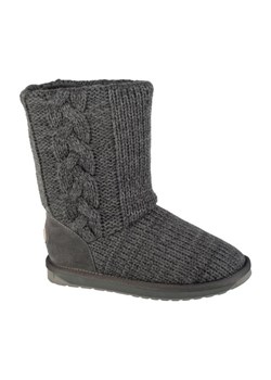 Buty, kapcie Emu Australia Bartle W13142-DAGR szare ze sklepu ButyModne.pl w kategorii Kapcie damskie - zdjęcie 183748281