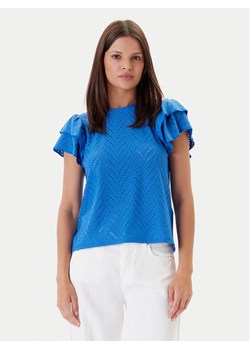 JDY Bluzka Carla 15351452 Niebieski Regular Fit ze sklepu MODIVO w kategorii Bluzki damskie - zdjęcie 183749141