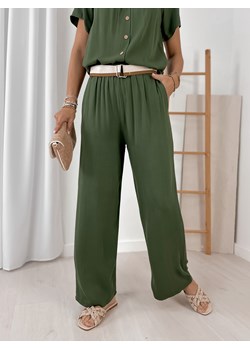 spodnie kirella khaki one size ze sklepu UBRA w kategorii Spodnie damskie - zdjęcie 183750071