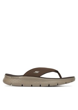 Japonki Skechers Go Walk Flex Sandal-Vallejo 229202/CHOC Brązowy ze sklepu eobuwie.pl w kategorii Klapki męskie - zdjęcie 183750761