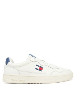 Tommy Jeans Sneakersy (New)Tjm Cupsole Leather Ess EM0EM01443 Biały ze sklepu MODIVO w kategorii Buty sportowe męskie - zdjęcie 183751393