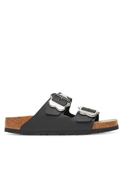 Birkenstock Klapki Arizona Flower Buckle Kids 1029844 D Czarny ze sklepu MODIVO w kategorii Klapki dziecięce - zdjęcie 183751542