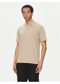 Jack&Jones Polo Jaxon 12268227 Beżowy Regular Fit ze sklepu MODIVO w kategorii T-shirty męskie - zdjęcie 183751571