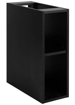 Wąska czarna półka łazienkowa 20 cm H4-G33 ze sklepu Edinos.pl w kategorii Szafki i regały łazienkowe - zdjęcie 183753841