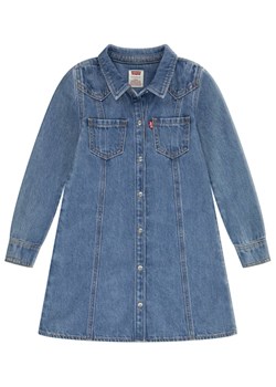 Levi&apos;s Kids Sukienka dżinsowa w kolorze niebieskim ze sklepu Limango Polska w kategorii Sukienki dziewczęce - zdjęcie 183753994