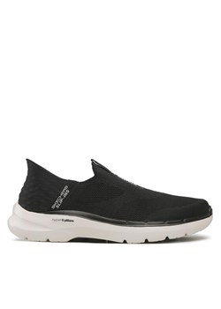Sneakersy Skechers Go Walk 6 216278/BLK Czarny ze sklepu eobuwie.pl w kategorii Półbuty męskie - zdjęcie 183754140