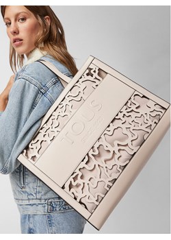 Torebka TOUS Shopping Xl Amaya K.Shock 2001660601 Beżowy ze sklepu eobuwie.pl w kategorii Torby Shopper bag - zdjęcie 183756180
