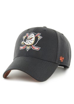 Czapka z daszkiem 47 Brand NHL Anaheim Ducks Ballpark Snap 47 MVP H-BLPMS25WBP Czarny ze sklepu eobuwie.pl w kategorii Czapki z daszkiem męskie - zdjęcie 183756191