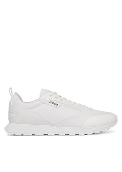 HUGO Sneakersy Icelin 50536205 Biały ze sklepu MODIVO w kategorii Buty sportowe męskie - zdjęcie 183756374