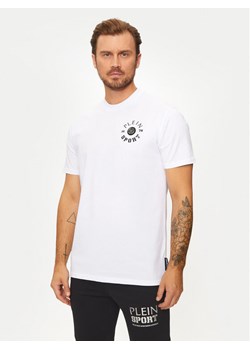 Plein Sport T-Shirt AADC MTK7940 STE001N Biały Regular Fit ze sklepu MODIVO w kategorii T-shirty męskie - zdjęcie 183757362