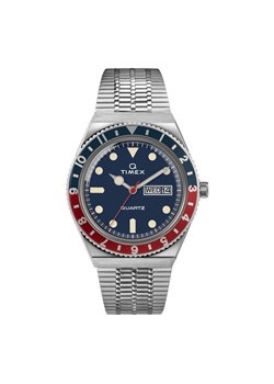Zegarek Timex Q Reissue TW2T80700 Srebrny ze sklepu eobuwie.pl w kategorii Zegarki - zdjęcie 183757691