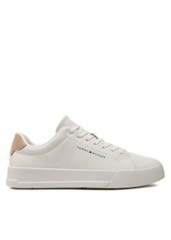 Tommy Hilfiger Sneakersy Th Court Leather Grain Ess FM0FM05297 Écru ze sklepu MODIVO w kategorii Buty sportowe męskie - zdjęcie 183758823
