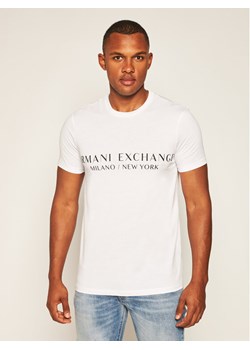 Armani Exchange T-Shirt 8NZT72 Z8H4Z 1100 Biały Slim Fit ze sklepu MODIVO w kategorii T-shirty męskie - zdjęcie 183758862