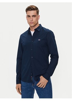 Tommy Jeans Koszula Entry DM0DM19519 Granatowy Regular Fit ze sklepu MODIVO w kategorii Koszule męskie - zdjęcie 183758864