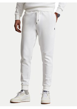 Polo Ralph Lauren Spodnie dresowe 710881518008 Biały Regular Fit ze sklepu MODIVO w kategorii Spodnie męskie - zdjęcie 183764912