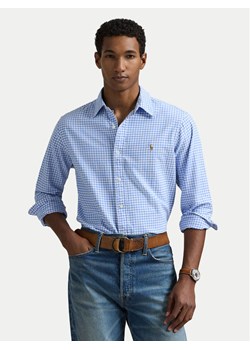 Polo Ralph Lauren Koszula 710853129002 Błękitny Custom Fit ze sklepu MODIVO w kategorii Koszule męskie - zdjęcie 183764972