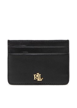 Lauren Ralph Lauren Etui na karty kredytowe Slim Card 432876732001 Czarny ze sklepu MODIVO w kategorii Etui - zdjęcie 183765170