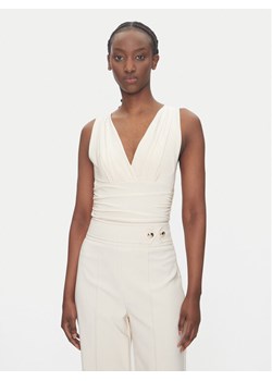ACCESS FASHION Body 53-2223-391 Écru Slim Fit ze sklepu MODIVO w kategorii Bluzki damskie - zdjęcie 183765212