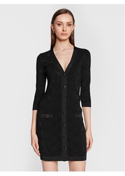 Blugirl Blumarine Sukienka dzianinowa RA3105-MA18F Czarny Slim Fit ze sklepu MODIVO w kategorii Sukienki - zdjęcie 183765233