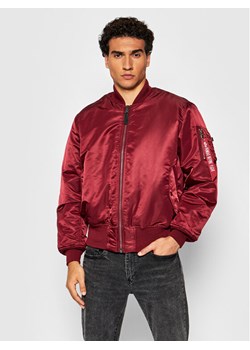Alpha Industries Kurtka bomber Ma-1 100101 Bordowy Regular Fit ze sklepu MODIVO w kategorii Kurtki męskie - zdjęcie 183765264