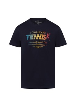 Nils Sundström Koszulka męska Mężczyźni Bawełna granatowy nadruk ze sklepu vangraaf w kategorii T-shirty męskie - zdjęcie 183766990