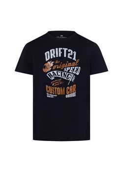 Nils Sundström Koszulka męska Mężczyźni Bawełna granatowy nadruk ze sklepu vangraaf w kategorii T-shirty męskie - zdjęcie 183766992