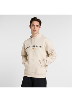 Bluza męska New Balance MT51516TWF – beżowa ze sklepu New Balance Poland w kategorii Bluzy męskie - zdjęcie 183767030