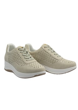 Sneakersy damskie ażurowe beżowe INBLU IC-40 ze sklepu ulubioneobuwie w kategorii Buty sportowe damskie - zdjęcie 183767073