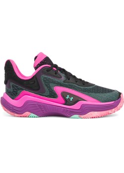 Buty do koszykówki uniseks Under Armour UA Spawn 7 MM - czarne ze sklepu Sportstylestory.com w kategorii Buty sportowe męskie - zdjęcie 183768861