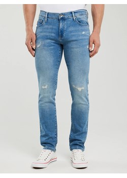 Jeansy męskie skinny z przetarciami niebieskie Jeffray 298 ze sklepu Big Star w kategorii Jeansy męskie - zdjęcie 183768984
