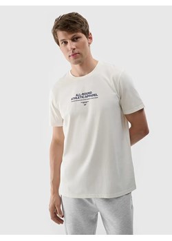 4F Koszulka w kolorze kremowym ze sklepu Limango Polska w kategorii T-shirty męskie - zdjęcie 183770233