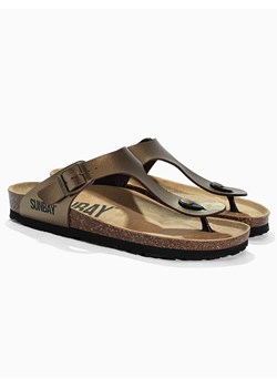 Sunbay Japonki &quot;Camelia&quot; w kolorze złotym ze sklepu Limango Polska w kategorii Klapki damskie - zdjęcie 183770384