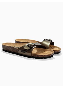 Sunbay Klapki &quot;Jasmin&quot; w kolorze złotym ze sklepu Limango Polska w kategorii Klapki damskie - zdjęcie 183770390