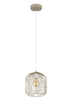 Globo lighting Lampa wisząca &quot;Dichti&quot; w kolorze biało-beżowym - wys. 150 x Ø 18 cm ze sklepu Limango Polska w kategorii Lampy wiszące - zdjęcie 183770563