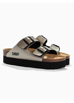 Sunbay Klapki w kolorze złotym ze sklepu Limango Polska w kategorii Klapki damskie - zdjęcie 183770663