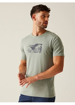 Regatta Koszulka &quot;Cline IX&quot; w kolorze zielonym ze sklepu Limango Polska w kategorii T-shirty męskie - zdjęcie 183771142