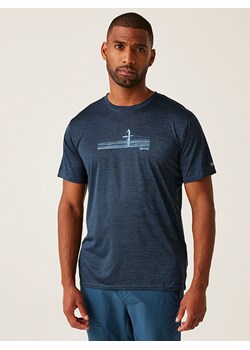 Regatta Koszulka &quot;Fingal IX&quot; w kolorze granatowym do biegania ze sklepu Limango Polska w kategorii T-shirty męskie - zdjęcie 183771200