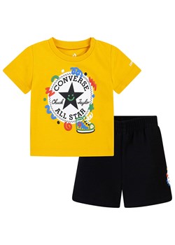 Converse 2-częściowy zestaw w kolorze czarno-żółtym ze wzorem ze sklepu Limango Polska w kategorii Kaftaniki i bluzki - zdjęcie 183773072