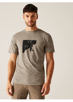 Regatta Koszulka funkcyjna &quot;Fingal Stretch&quot; w kolorze beżowym ze sklepu Limango Polska w kategorii T-shirty męskie - zdjęcie 183773511