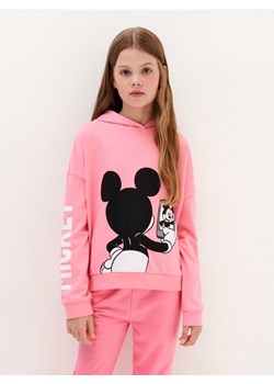 Sinsay - Bluza z kapturem Myszka Miki - różowy ze sklepu Sinsay w kategorii Bluzy dziewczęce - zdjęcie 183774842