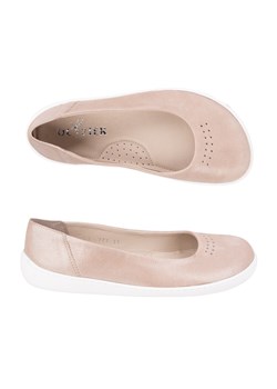 BAREFOOT Damskie CZÓŁENKA minimalistyczne wsuwane 1771POL MINI różowe satyna ze sklepu butyolivier w kategorii Półbuty damskie - zdjęcie 183774990