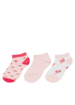 Zestaw 3 par niskich skarpet dziecięcych Nelli Blu 7KB-001-SS24 (3-PACK) Różowy ze sklepu eobuwie.pl w kategorii Skarpetki dziecięce - zdjęcie 183775270