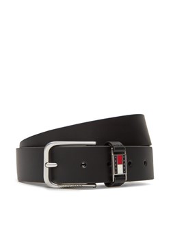 Pasek Męski Tommy Jeans Tjm Scanton 3.5 AM0AM13414 Czarny ze sklepu eobuwie.pl w kategorii Paski męskie - zdjęcie 183775302