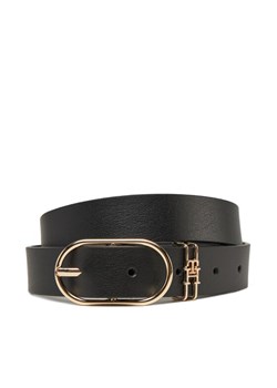 Pasek Damski Tommy Hilfiger Feminine 2.5 AW0AW17494 Czarny ze sklepu eobuwie.pl w kategorii Paski damskie - zdjęcie 183775310