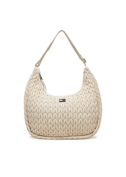 Torebka Tommy Jeans Tjw Urban Large Quilted AW0AW17929 Beżowy ze sklepu eobuwie.pl w kategorii Torby Shopper bag - zdjęcie 183775313