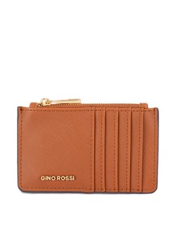 Etui na karty kredytowe Gino Rossi QYL0022 Brązowy ze sklepu eobuwie.pl w kategorii Portfele damskie - zdjęcie 183775474