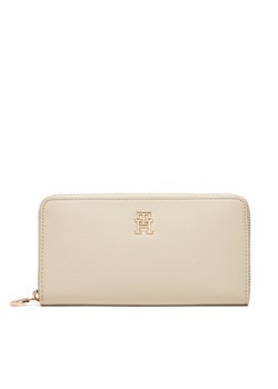 Duży Portfel Męski Tommy Hilfiger Th Distinct Lrg Za AW0AW17482 Écru ze sklepu eobuwie.pl w kategorii Portfele damskie - zdjęcie 183775514