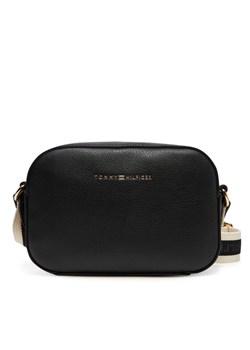 Torebka Tommy Hilfiger AW0AW17450 Czarny ze sklepu eobuwie.pl w kategorii Listonoszki - zdjęcie 183775540