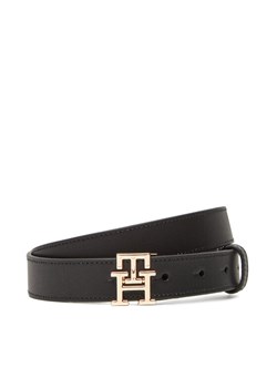 Pasek Damski Tommy Hilfiger Th Modern 2.5 AW0AW17496 Czarny ze sklepu eobuwie.pl w kategorii Paski damskie - zdjęcie 183775554