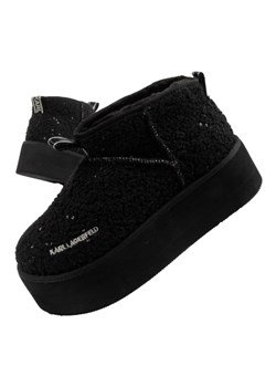 Buty, śniegowce Karl Lagerfeld Thermo KL48522WW0S czarne ze sklepu ButyModne.pl w kategorii Śniegowce damskie - zdjęcie 183777780
